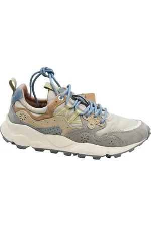 Flower Mountain Sneakers, male, , Size: 11 US Taupe Beige Laced Shoes Stylish Fit