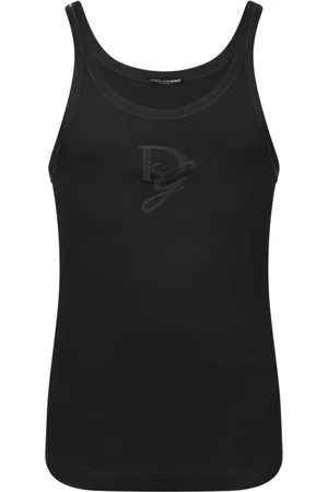 Dolce & Gabbana Sleeveless Tops, male, , Size: L Sweater Tank Top