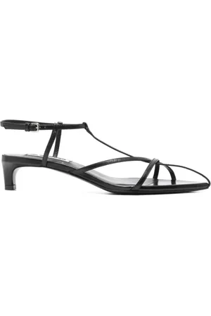 Jil Sander High Heel Sandals, female, , Size: 6 1/2 US Kitten Heel Cage Sandal
