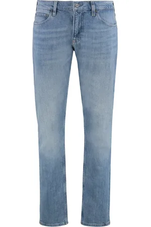 Calvin Klein Slim-fit Jeans, male, , Size: W36 Slim Fit Jeans with Metal Details