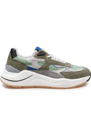 D.A.T.E. Sneakers, male, , Size: 8 US Colorful Suede Fabric Sneakers Round Toe