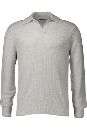 Gran Sasso Sweatshirts, male, , Size: XL Light Grey Sweater