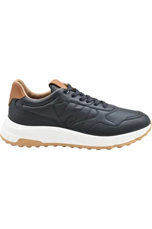 Hogan Sneakers, male, , Size: 9 US Blue Laced Shoes for Men