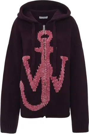 J.W.Anderson Zip-throughs, female, , Size: M Anchor Zip-Up Hoodie