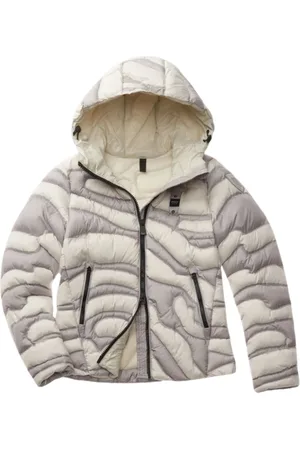 Blauer Winter Jackets, female, , Size: XS Gray Winter Jacket Camouflage Inspired