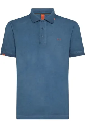 sun68 Polo Shirts, male, , Size: 2XL Cotton Logo Polo Shirt