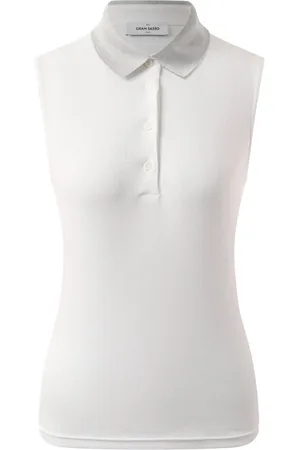 Gran Sasso Sleeveless Tops, female, , Size: S Classic Polo Shirt
