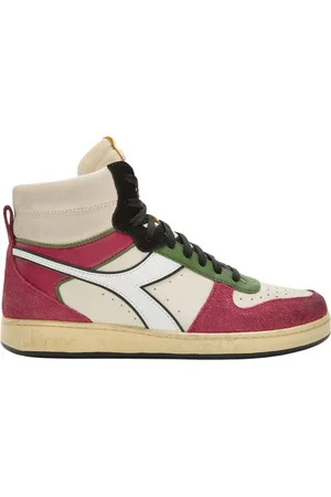 Diadora Sneakers, male, , Size: 12 US Suede High Top Basketball Shoes