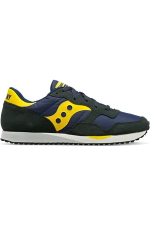 Saucony Sneakers, female, , Size: 14 US Blue Suede DXN Trainer Running Shoes