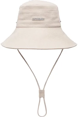 Jacquemus Hats, male, , Size: 58 CM Off-White Denim Bob Hat