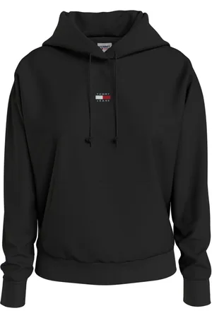 Tommy Hilfiger Hoodies, female, , Size: L Logo Cotton T-shirt
