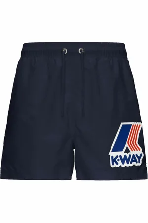 K-Way Beachwear, male, , Size: S Nylon Swim Shorts Straight Cut