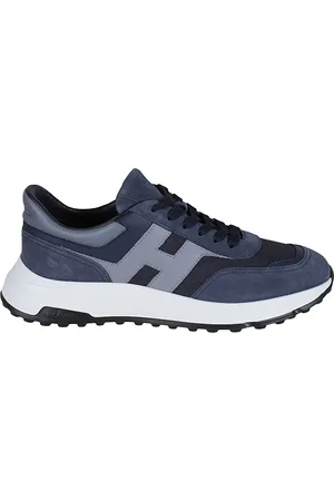 Hogan Sneakers, male, , Size: 9 US White Leather and Suede Sneakers