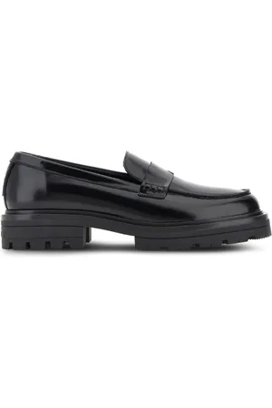 Hogan Loafers, male, , Size: 11 US Leather Slip-On Loafers