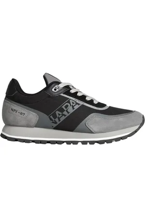 Napapijri Sneakers, male, , Size: 11 US Lightweight Running Sneakers Black Polyester/Leather
