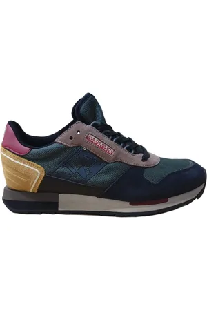 Napapijri Sneakers, male, , Size: 10 US Leather/Fabric Low-Top Sneakers