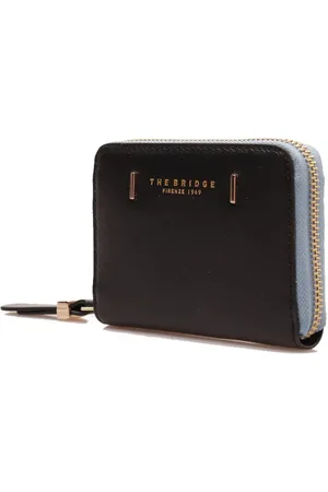 The Bridge Wallets & Cardholders, female, , Size: ONE SIZE Mini Leather Wallet Square Zipper