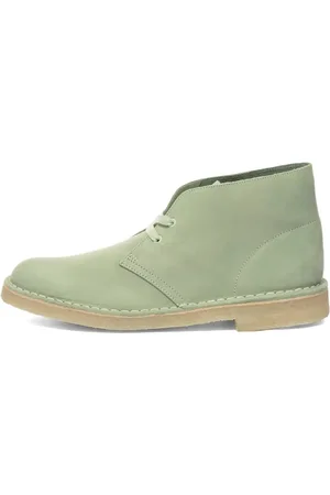 Clarks Lace-up Boots, male, , Size: 9 1/2 US Desert Boot Pale Suede