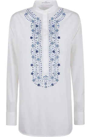 ERMANNO SCERVINO Blouses, female, , Size: S Embroidered Shirt for Stylish Look