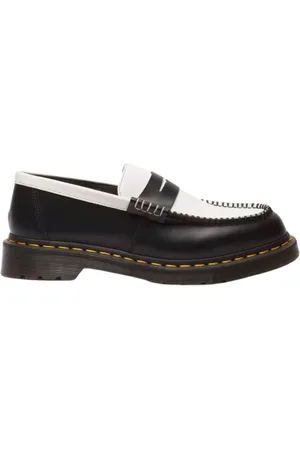 Dr. Martens Loafers, male, , Size: 11 US Bicolor Leather Moccasin Penton