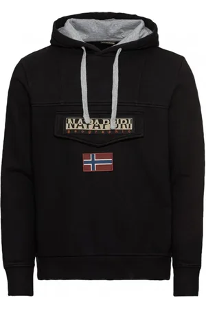 Napapijri Hoodies, male, , Size: 2XL Winter Logo Hoodie Flag