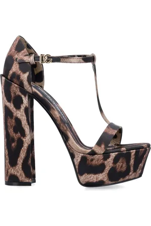 Dolce & Gabbana High Heel Sandals, female, , Size: 6 US Platform Leo Shoes