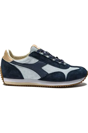 Diadora Sneakers, male, , Size: 11 US Vintage Suede Sneakers with Iconic Details