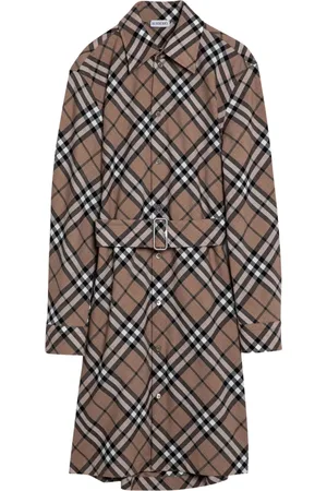 Burberry Shirt Dresses, female, , Size: 3XS Long Sleeve Shirt Dress