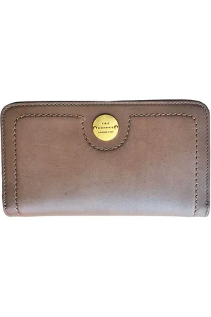 The Bridge Wallets & Cardholders, female, , Size: ONE SIZE Corsini Marrone Leather Wallet with Golden Details