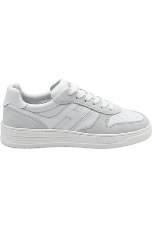 Hogan Sneakers, male, , Size: 10 US Leather Sneakers with Suede Inserts