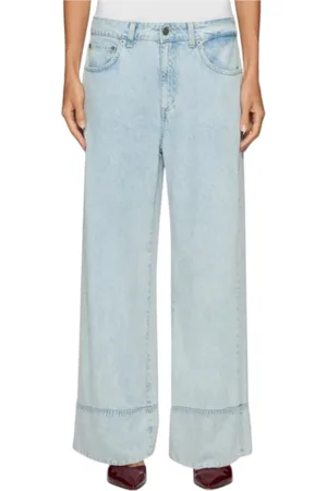 Dondup Straight Jeans, female, , Size: W25 Wide-leg Ruby jeans in lyocell denim