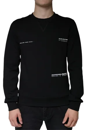 Dolce & Gabbana Sweatshirts, male, , Size: S Logo Print Sweatshirt Pullover