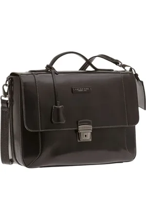 The Bridge Laptop Bags & Cases, female, , Size: ONE SIZE Italian Leather Briefcase Unisex