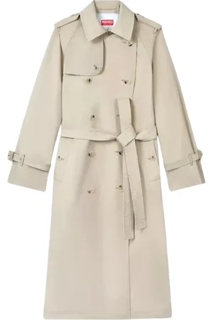 Kenzo Trench Coats, female, , Size: S Trench Coat with Epaulettes