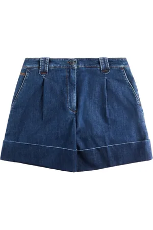 FAY Denim Shorts, female, , Size: W28 Denim Shorts with Embroidered Logo