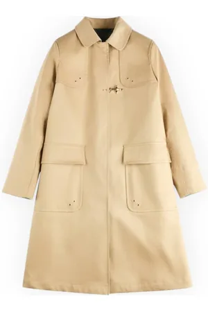 FAY Single-Breasted Coats, female, , Size: XS Patch Pocket Coat with Hook