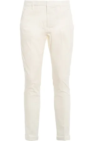 Dondup Chinos, male, , Size: W40 Stretch Cotton Trousers with Pockets
