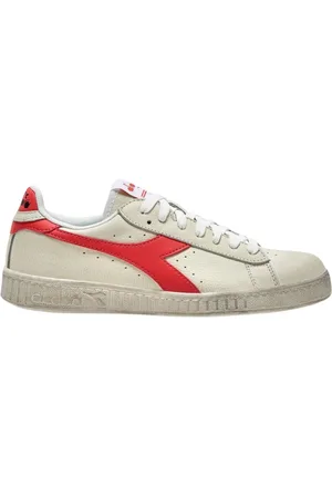 Diadora Sneakers, male, , Size: 13 US Vintage Low Top Leather Sneakers White