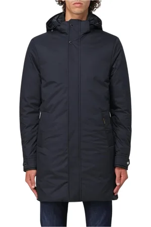 MOORER Parkas, male, , Size: L Smooth raincoat from Acqua line