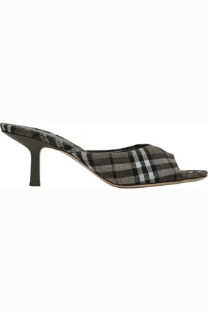 Burberry Heeled Mules, female, , Size: 7 US Stylish Mule Mews Shoes