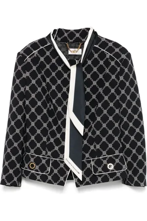 Elisabetta Franchi Light Jackets, female, , Size: L Stylish Jacket for Women