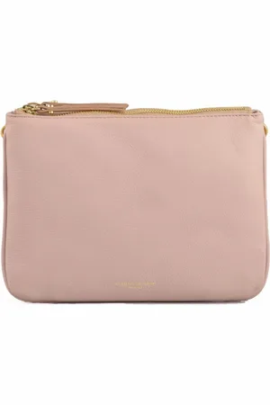 Gianni chiarini Clutches, female, , Size: ONE SIZE Leather Crossbody Bag with Zippers