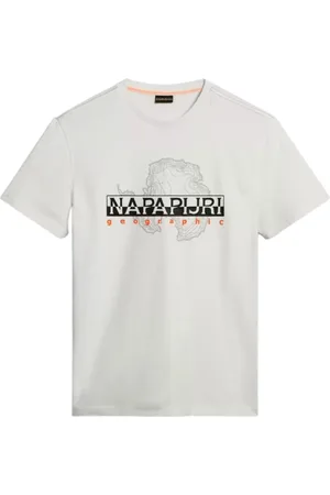 Napapijri T-Shirts, male, , Size: L Cotton Logo T-shirt