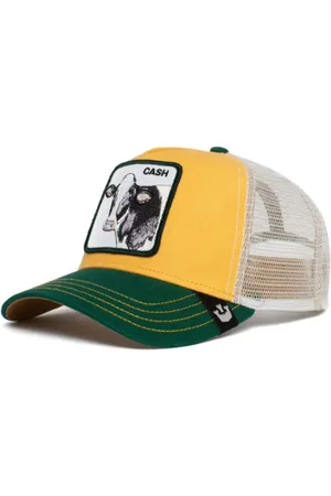 Goorin Bros. Caps, male, , Size: ONE SIZE Animal Farm Trucker Cap Yellow Green