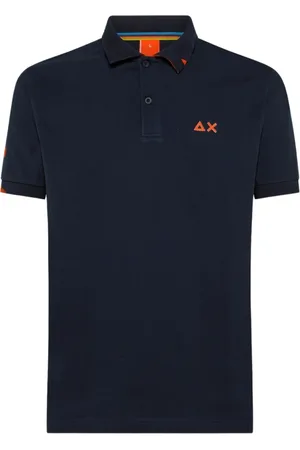 sun68 Polo Shirts, male, , Size: L Cotton Logo Beach Polo