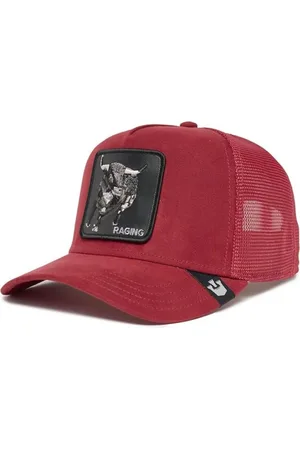 Goorin Bros. Caps, female, , Size: ONE SIZE Animal Farm Trucker Cap Red Suede