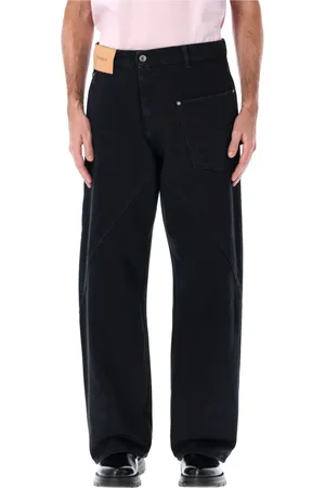 J.W.Anderson Straight Jeans, male, , Size: W30 Twisted Worker Denim Jeans