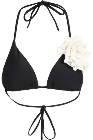 Karl Lagerfeld Bikinis, female, , Size: L TOP Triangle Detail Flower