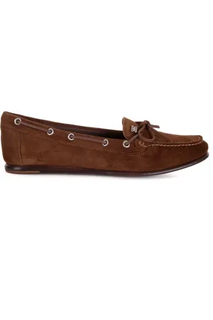 Casadei Sailor Shoes, female, , Size: 8 1/2 US Suede Loafers