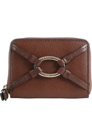 The Bridge Wallets & Cardholders, female, , Size: ONE SIZE Zip Logo Wallet Leather